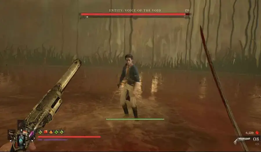 Entity, Voice of the Void, in its William-like form during the final fight
